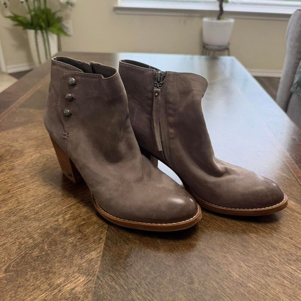 Sam Edelman Women's Grey Boots 8.5